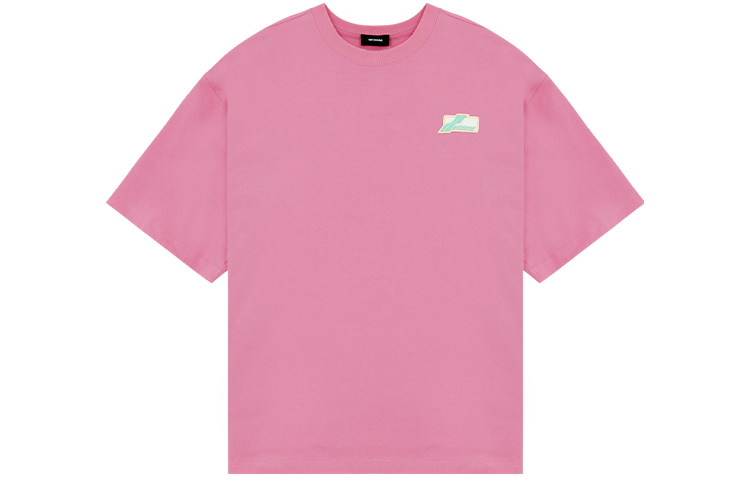 WE11DONE SS22 Pink Unisex T-Shirt with Small Logo Pullover Design. WD-TT1-22-710-U-PK 圖 2