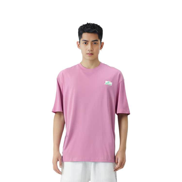 WE11DONE SS22 Pink Unisex T-Shirt with Small Logo Pullover Design. WD-TT1-22-710-U-PK 圖 4