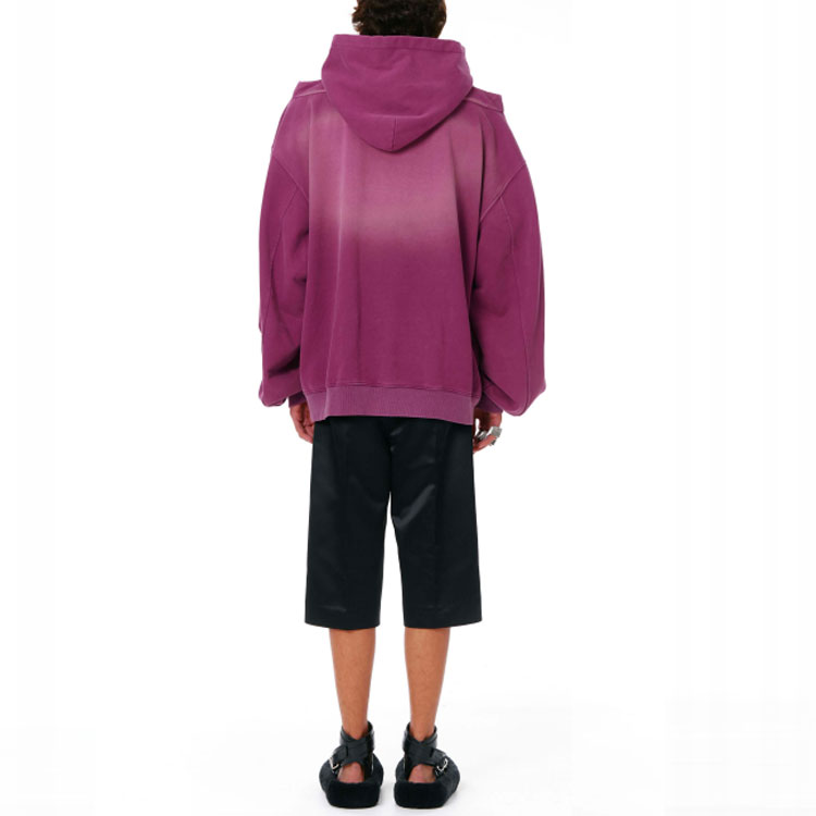 WE11DONE SS22 Purple Logo Washed Tie-Dye Sweatshirt Unisex. WD-TH1-22-509-U-PP 圖 5