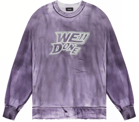 WE11DONE SS22 紫色洗水標誌印花男女款長袖T恤 WD-TT1-22-580-U-PP Buy WE11DONE SS22 紫色洗水標誌印花男女款長袖T恤 WD-TT1-22-580-U-PP