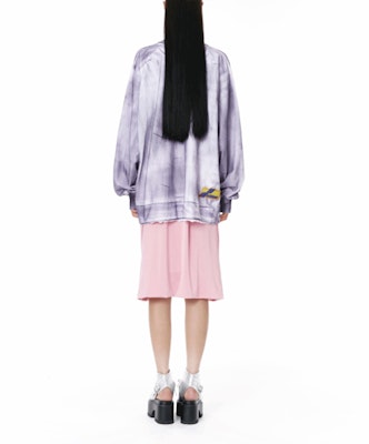 WE11DONE SS22 紫色洗水標誌印花男女款長袖T恤 WD-TT1-22-580-U-PP Purchase WE11DONE SS22 紫色洗水標誌印花男女款長袖T恤 WD-TT1-22-580-U-PP