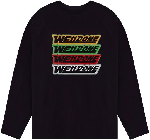 we-11-done-ss-22-rainbow-logo-unisex-black-long-sleeve-crewneck-t-shirt-wd-tt-1-22-653-u-bk