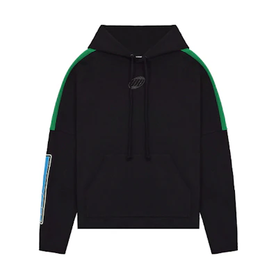 WE11DONE SS22 Solid Color Logo Hoodie Unisex Black WD-TH1-22-556-U-BK