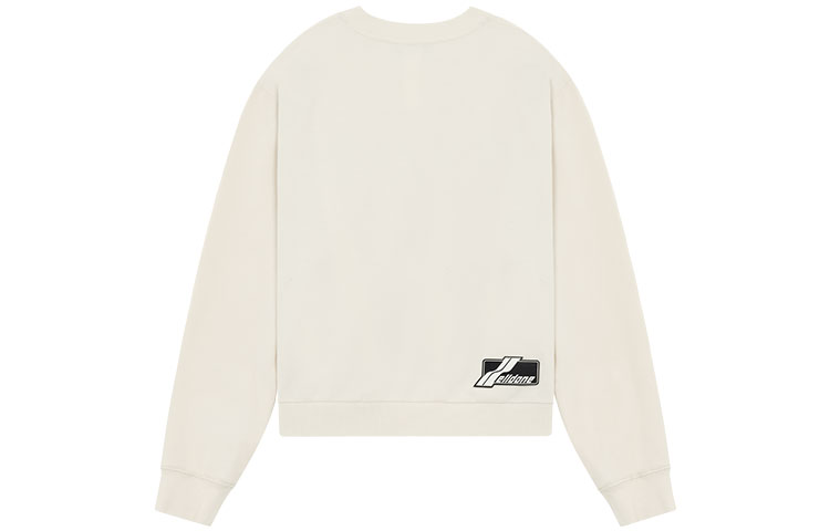 Lookbook WE11DONE SS22 喷涂标志印花白色男女同款长袖圆领卫衣 WD-TS1-22-548-U-IV