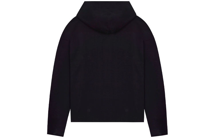 Lookbook WE11DONE SS22 星星噴漆印花黑色男女款衛衣. WD-TH1-22-702-U-BK