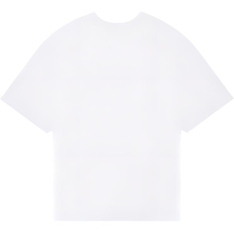 Lookbook WE11DONE SS22 鉚釘標誌白色男女短袖T恤 WD-TT1-22-666-U-WH