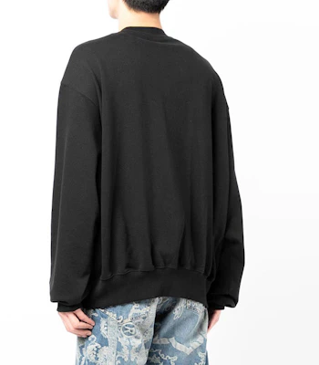 WE11DONE SS22 男女黑色胸前印花圓領長袖上衣 WD-TS1-22-684-U-BK Details for WE11DONE SS22 男女黑色胸前印花圓領長袖上衣 WD-TS1-22-684-U-BK