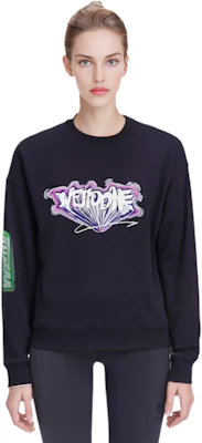 WE11DONE SS22 男女黑色胸前印花圓領長袖上衣 WD-TS1-22-684-U-BK Cheap WE11DONE SS22 男女黑色胸前印花圓領長袖上衣 WD-TS1-22-684-U-BK