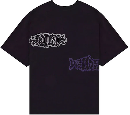 WE11DONE SS22 Unisex Black T-Shirt with Colorful Logo Print WD-TT1-22-655-U-BK Lookbook WE11DONE SS22 Unisex Black T-Shirt with Colorful Logo Print WD-TT1-22-655-U-BK