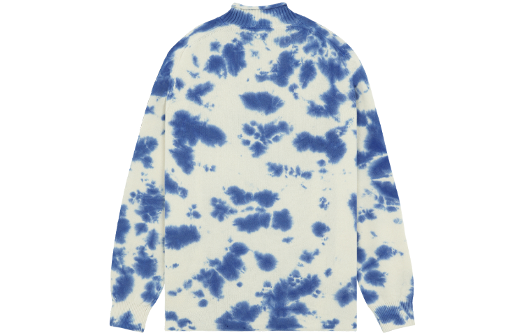 WE11DONE SS22 Unisex Blue Gradient Knit Wool Turtleneck Sweater. WD-KT1-22-604-U-BL 圖 3