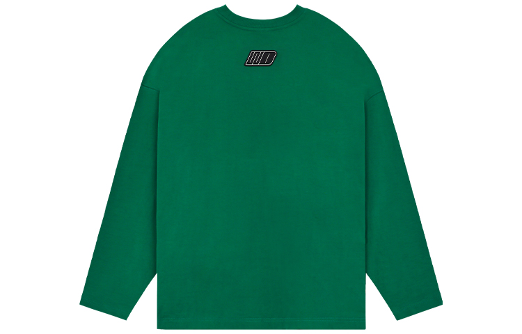 WE11DONE SS22 Unisex Green Crewneck Logo Long Sleeve Sweatshirt WD-TT1-22-631-U-GR 圖 3