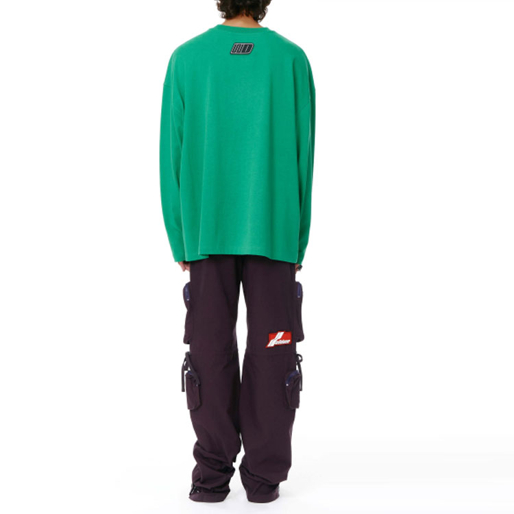 Purchase WE11DONE SS22 男女同款绿色长袖彩虹标志设计卫衣 WD-TT1-22-653-U-GR