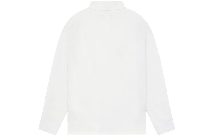 Lookbook WE11DONE SS22 男女同款高領標誌白色長袖上衣 WD-TT1-22-583-U-WH