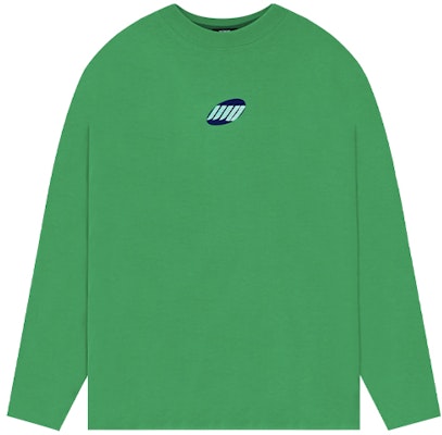 WE11DONE SS22 男女款綠色簡約長袖胸前Logo T恤。 WD-TT1-22-633-U-GR Buy WE11DONE SS22 男女款綠色簡約長袖胸前Logo T恤。 WD-TT1-22-633-U-GR