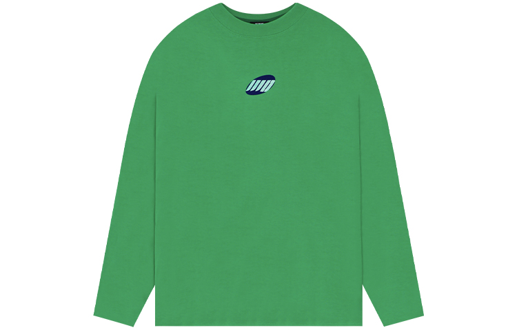 Order WE11DONE SS22 男女款綠色簡約長袖胸前Logo T恤。 WD-TT1-22-633-U-GR