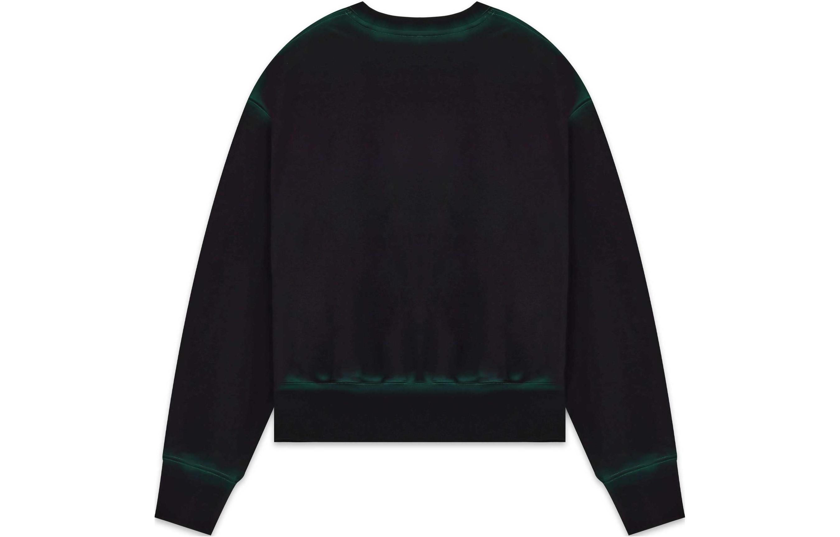 WE11DONE SS22 Unisex Pullover Sweatshirt with Logo Print - Black. WD-TS1-22-732-U-BK-y 圖 3