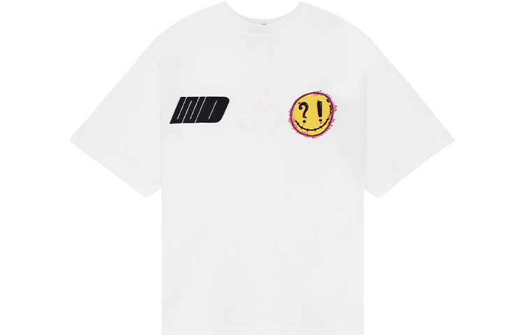 Order WE11DONE SS22 Unisex White Logo Heart Graphic Print Short Sleeve T-Shirt. WD-TT1-22-672-U-WH