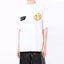Shop WE11DONE SS22 Unisex White Logo Heart Graphic Print Short Sleeve T-Shirt. WD-TT1-22-672-U-WH