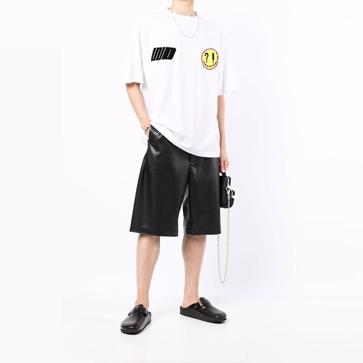 Details for WE11DONE SS22 Unisex White Logo Heart Graphic Print Short Sleeve T-Shirt. WD-TT1-22-672-U-WH