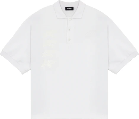 WE11DONE SS22男女同款白色侧条纹标志短袖POLO衫 WD-TT1-22-537-U-WH Buy WE11DONE SS22男女同款白色侧条纹标志短袖POLO衫 WD-TT1-22-537-U-WH