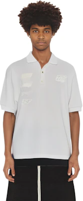 WE11DONE SS22男女同款白色侧条纹标志短袖POLO衫 WD-TT1-22-537-U-WH Shop WE11DONE SS22男女同款白色侧条纹标志短袖POLO衫 WD-TT1-22-537-U-WH