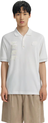 WE11DONE SS22男女同款白色侧条纹标志短袖POLO衫 WD-TT1-22-537-U-WH Purchase WE11DONE SS22男女同款白色侧条纹标志短袖POLO衫 WD-TT1-22-537-U-WH