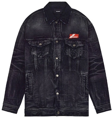 WE11DONE SS22 水洗黑牛仔標誌外套 男女休閒外套 WD-DJ1-22-366-U-WB Buy WE11DONE SS22 水洗黑牛仔標誌外套 男女休閒外套 WD-DJ1-22-366-U-WB