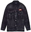 Buy WE11DONE SS22 水洗黑牛仔標誌外套 男女休閒外套 WD-DJ1-22-366-U-WB