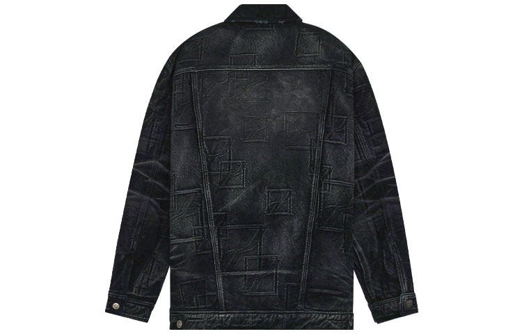 Lookbook WE11DONE SS22 水洗黑牛仔標誌外套 男女休閒外套 WD-DJ1-22-366-U-WB