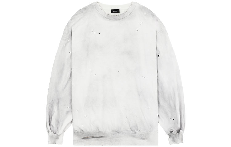 WE11DONE SS22 Washed Creased Long Sleeve Sweatshirt White Unisex. WD-TS1-22-620-U-WH 圖 2