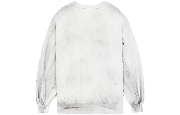 WE11DONE SS22 Washed Creased Long Sleeve Sweatshirt White Unisex. WD-TS1-22-620-U-WH 圖 3