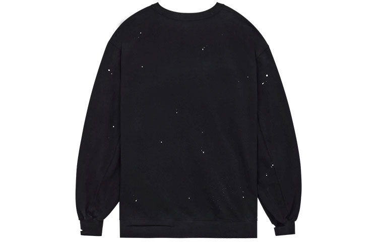 WE11DONE SS22 Washed Graphic Print Unisex Sweatshirt Black WD-TS1-22-716-U-BK 圖 3