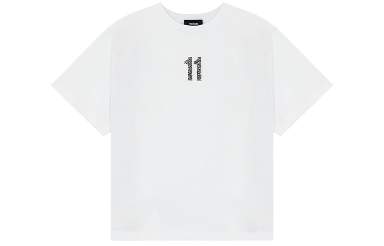 Order WE11DONE SS22 白色經典標誌圖案情侶款T恤 WD-TT1-22-552-W-WH