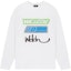 Order WE11DONE SS22 白色長袖印Logo印花T恤 男女通用 WD-TT1-22-717-U-WH