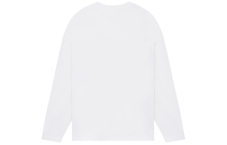 Lookbook WE11DONE SS22 白色長袖印Logo印花T恤 男女通用 WD-TT1-22-717-U-WH