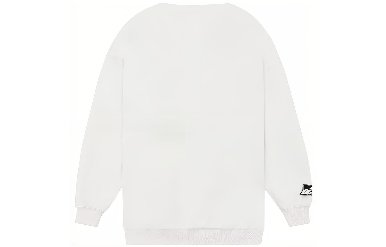 Lookbook WE11DONE SS22 白色水鑽Logo男女長袖圓領衛衣 WD-TS1-22-538-U-WH