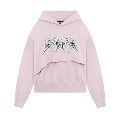 WE11DONE SS23 3D Western Print Hoodie Unisex - Pink Gift Box Edition WD-TH1-23-875-U-PK