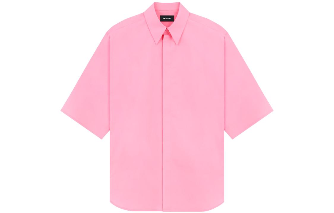 WE11DONE SS23  Pink Short Sleeve Button-Up Shirt with Solid Collar. WD-SH1-23-213-M-PK 圖 2