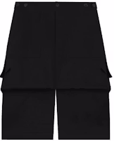 WE11DONE SS23 Solid Color Straight Casual Shorts WD-PT1-23-299-M-BK WE11DONE SS23 Solid Color Straight Casual Shorts WD-PT1-23-299-M-BK