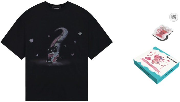 WE11DONE SS23 Black Heart Teddy Bear Graphic Unisex T-Shirt WD-TT1-23-730-U-BK Buy WE11DONE SS23 Black Heart Teddy Bear Graphic Unisex T-Shirt WD-TT1-23-730-U-BK