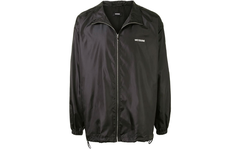 Order WE11DONE SS23 Classic Windproof Hoodie Jacket Unisex Black WD-JP2-20-901-U-BK