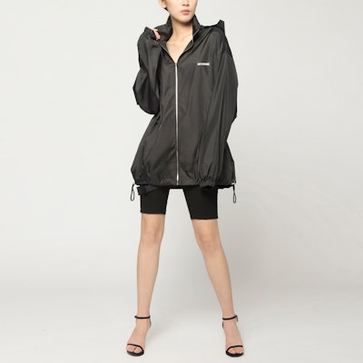 WE11DONE SS23 Classic Windproof Hoodie Jacket Unisex Black WD-JP2-20-901-U-BK Details for WE11DONE SS23 Classic Windproof Hoodie Jacket Unisex Black WD-JP2-20-901-U-BK