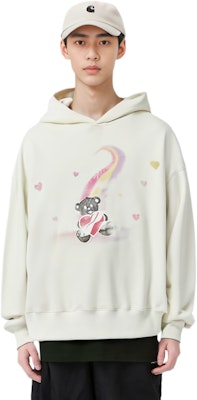 WE11DONE SS23 Ivory Teddy Bear Graphic Hoodie Unisex Gift Box Edition. WD-TH1-23-732-U-IV Shop WE11DONE SS23 Ivory Teddy Bear Graphic Hoodie Unisex Gift Box Edition. WD-TH1-23-732-U-IV