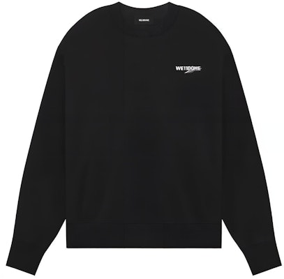 WE11DONE SS23 Logo Print Pullover Sweatshirt Unisex Black WD-TS1-23-896-U-BK Order WE11DONE SS23 Logo Print Pullover Sweatshirt Unisex Black WD-TS1-23-896-U-BK