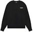 Order WE11DONE SS23 Logo Print Pullover Sweatshirt Unisex Black WD-TS1-23-896-U-BK