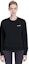Shop WE11DONE SS23 Logo Print Pullover Sweatshirt Unisex Black WD-TS1-23-896-U-BK