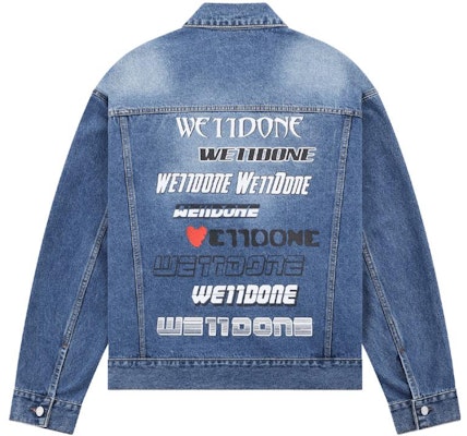 WE11DONE SS23 Logo印花休閒牛仔外套 男女款 藍色 WD-DJ1-23-915-U-BL Buy WE11DONE SS23 Logo印花休閒牛仔外套 男女款 藍色 WD-DJ1-23-915-U-BL