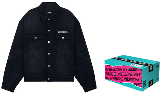 위던 SS23 설날 토끼 로고 오버사이즈 데님 재킷 유니섹스 WD-DJ1-23-914-U-BK Shop 위던 SS23 설날 토끼 로고 오버사이즈 데님 재킷 유니섹스 WD-DJ1-23-914-U-BK