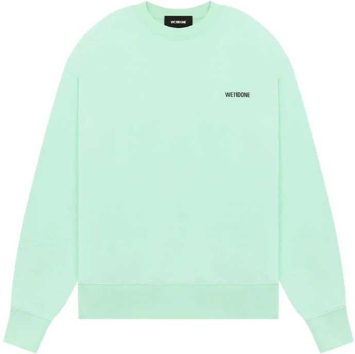 we-11-done-ss-23-mini-logo-crewneck-long-sleeve-sweatshirt-light-green-unisex-gift-box-wd-ts-1-23-795-u-em