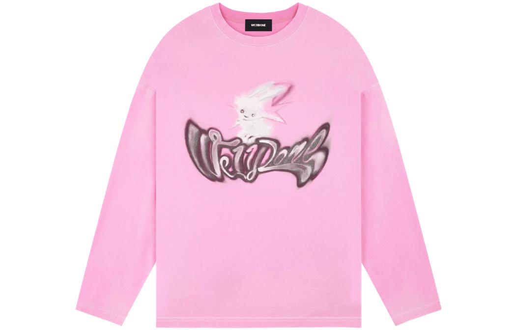WE11DONE SS23 Pink Rabbit Logo Graphic Sweatshirt Unisex. WD-TT1-23-898-U-PK 圖 2